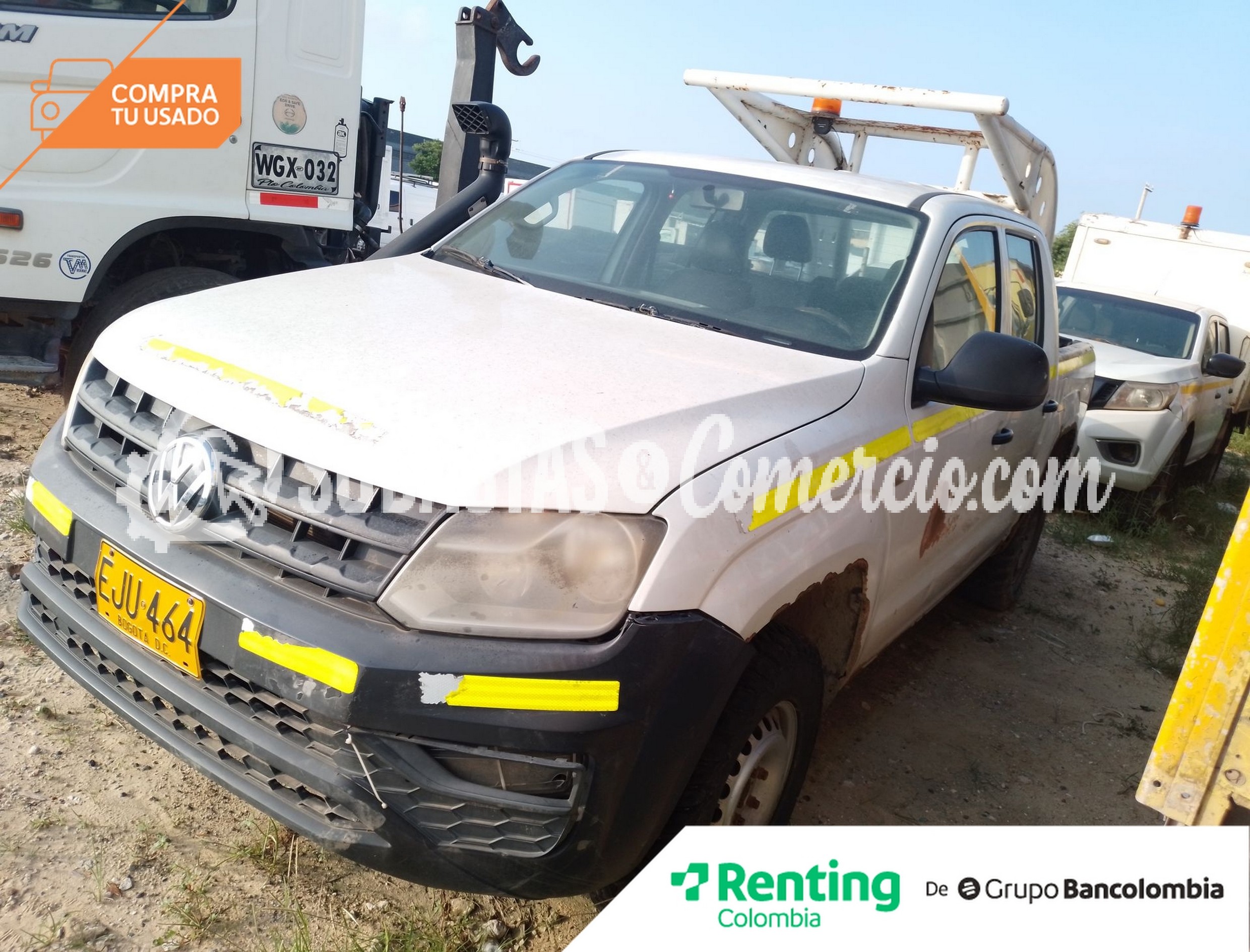 Pickup Volkswagen Amarok trendline 2.0l 103kw 4x4 mt cabina doble plat