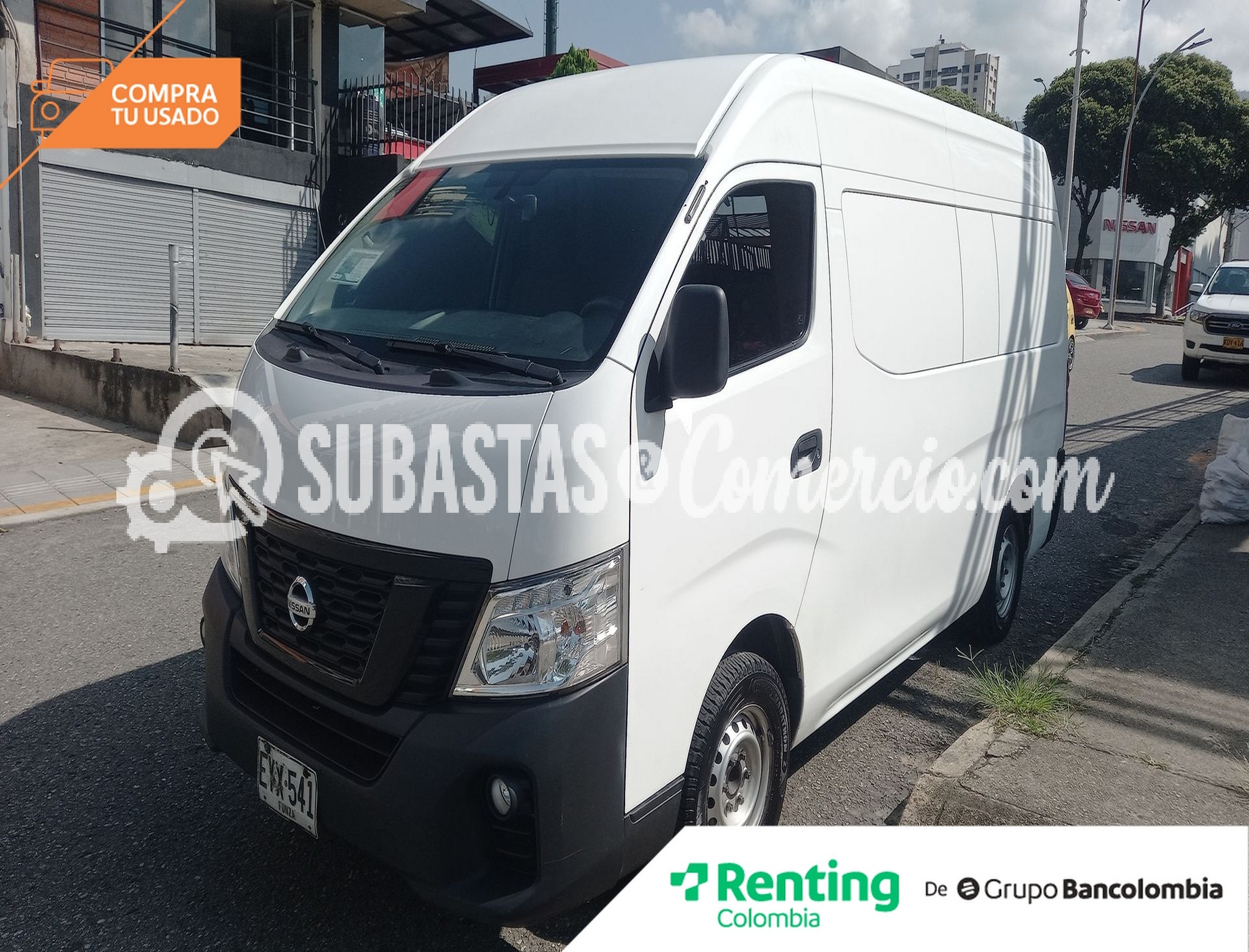 Vans Nissan Urvan 3000 diesel panel techo alto-EYX541-2019