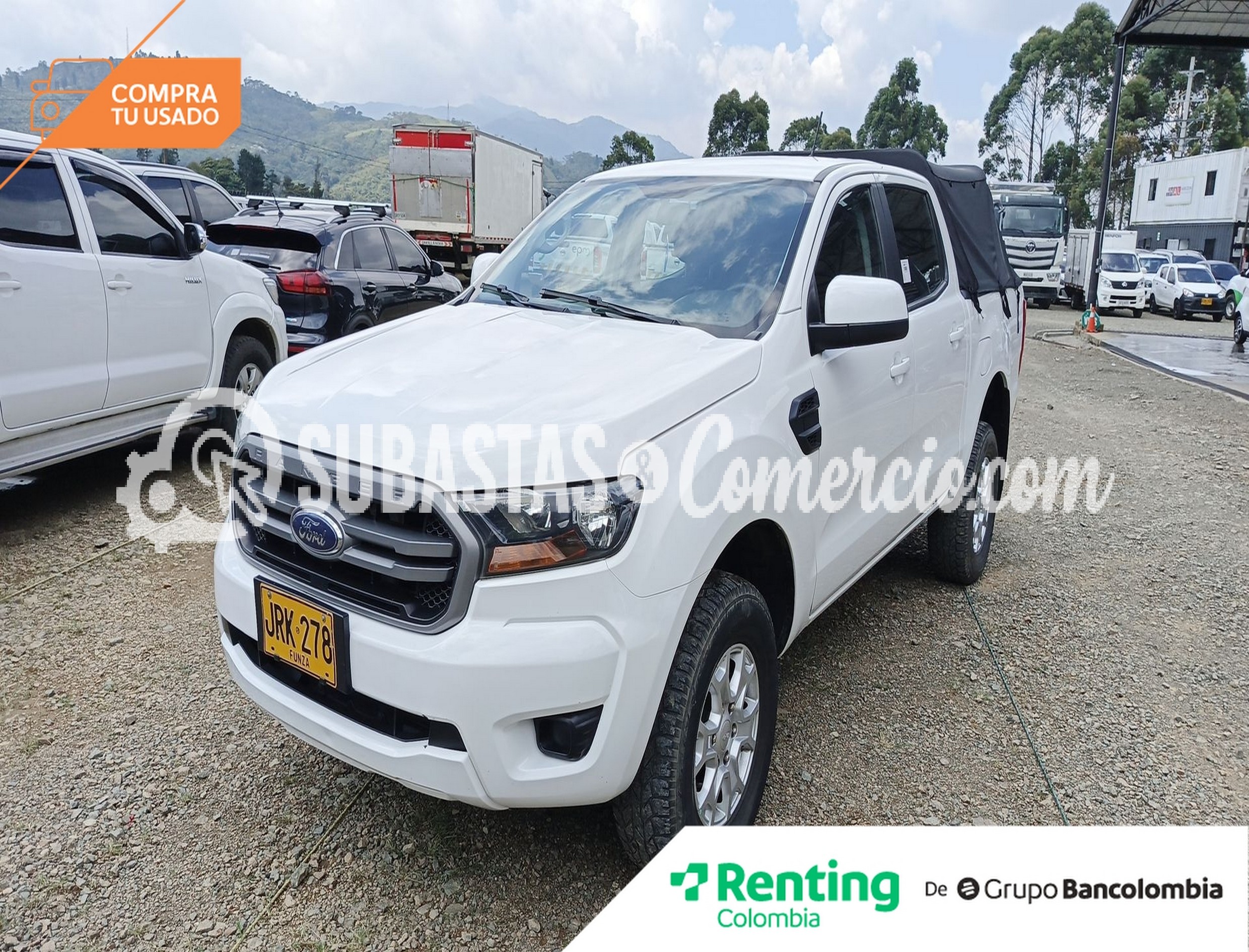 03-R-104-Ford Ranger xls gasolina 2.5l gasol. dc MOD.2020 JRK278-Medellín, Antioquia