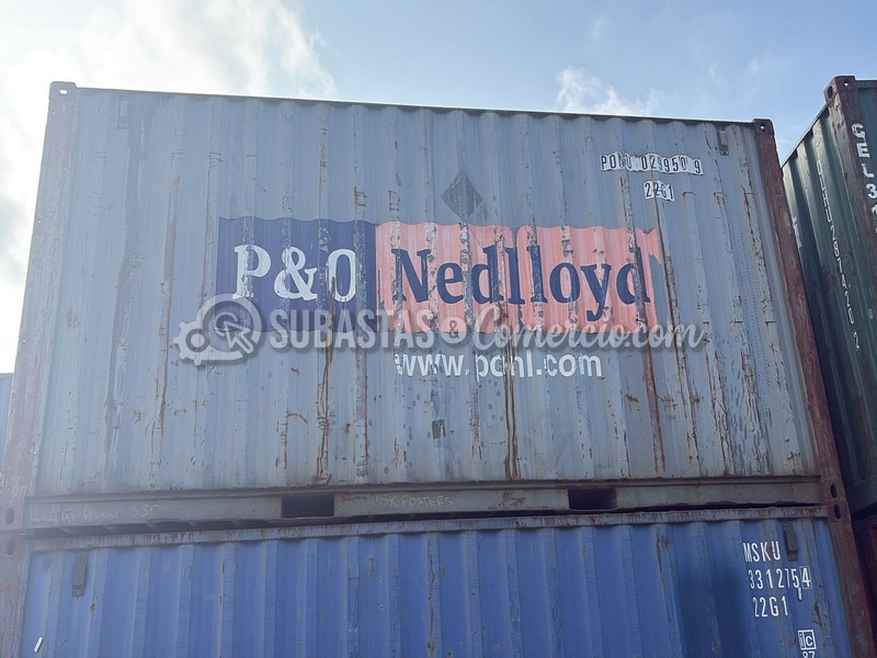 CONTENEDORES DE 20 FT CANTIDAD 40 UND