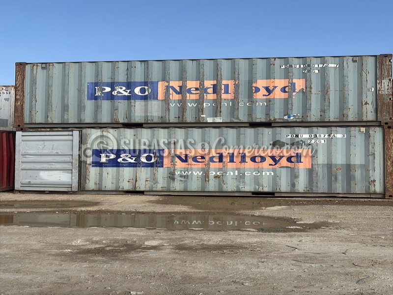 CONTENEDORES DE 40 FT CANTIDAD 40 UND