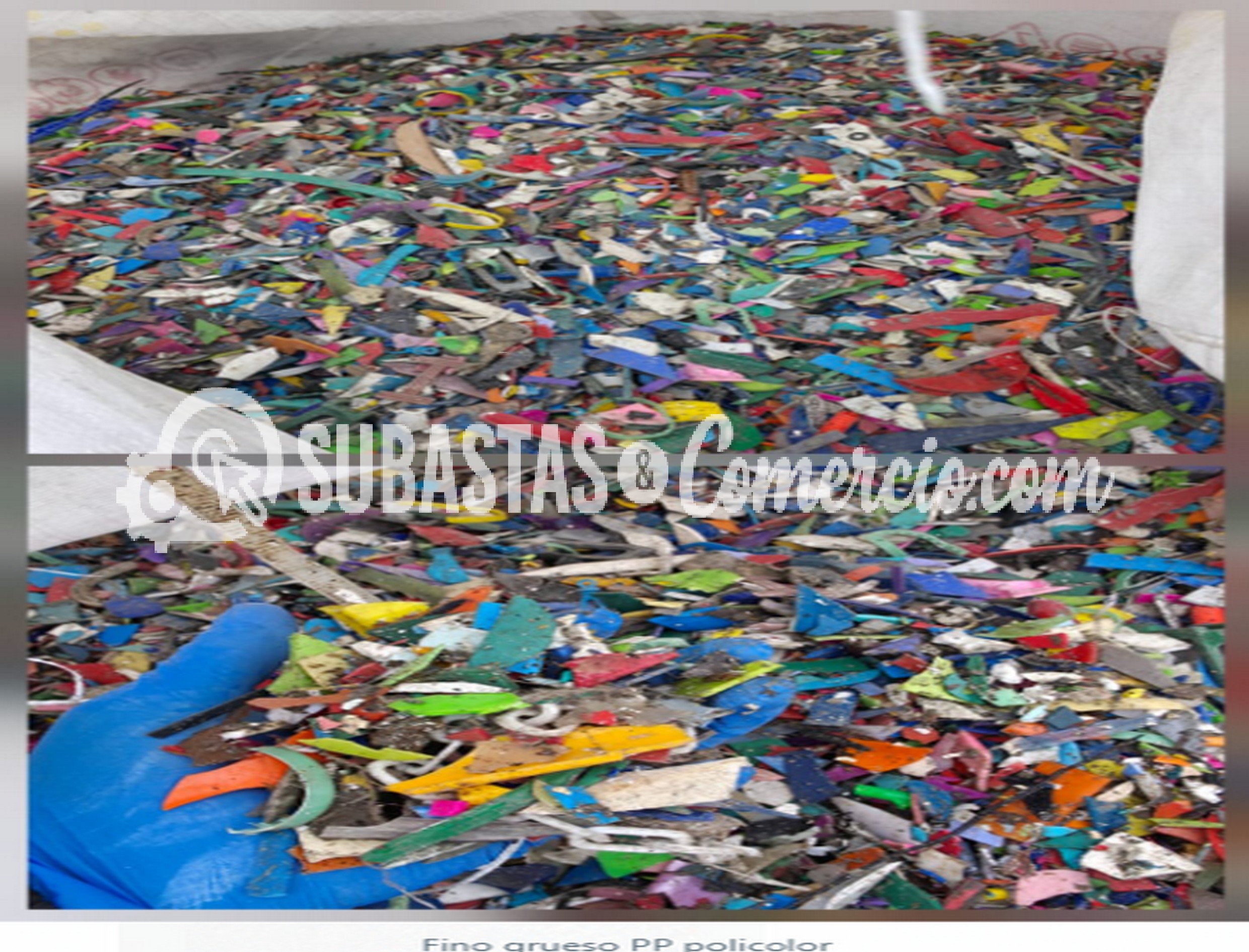 Poliolefinas Gruesas Postindustrial Sucio Aprox. 27.183 KG