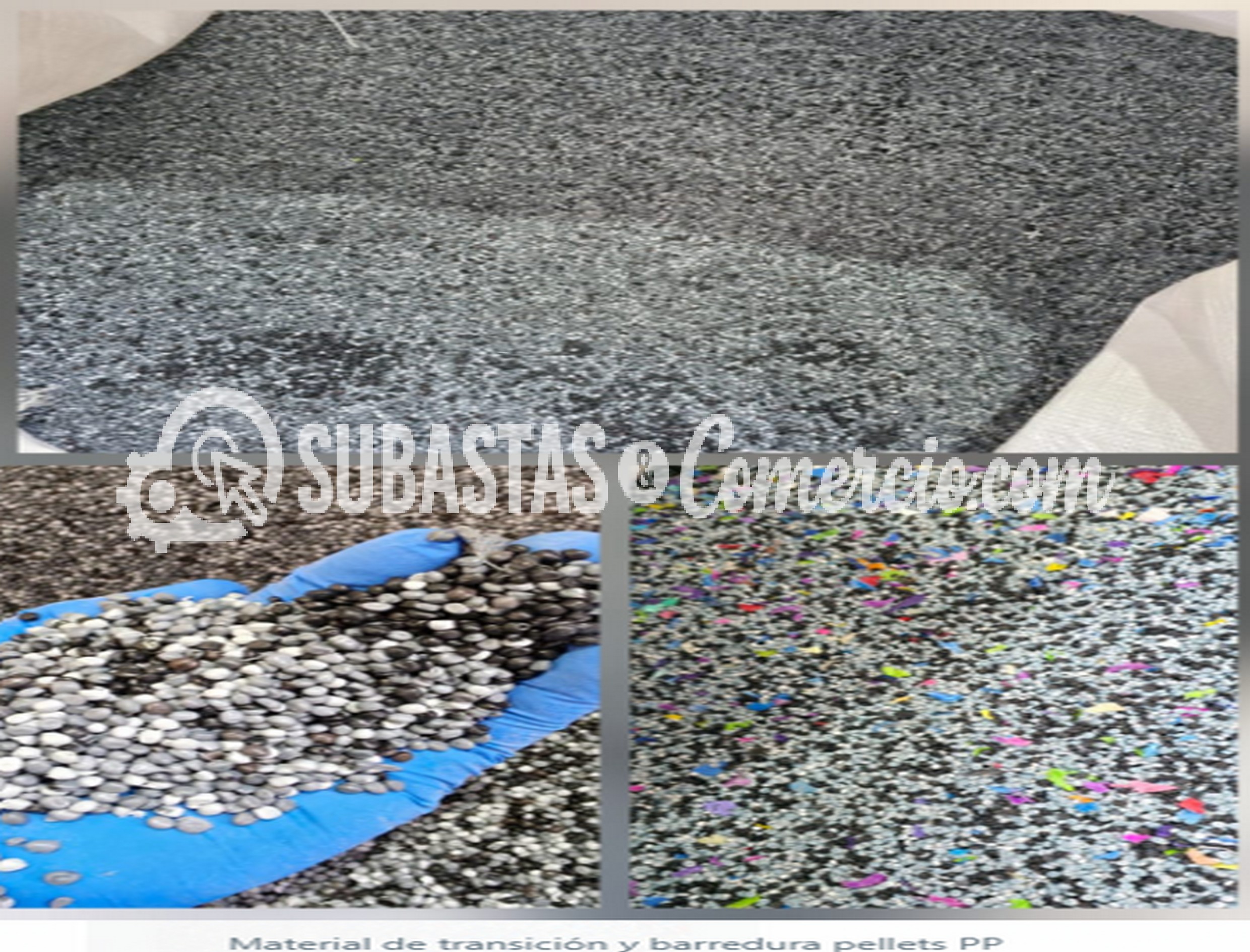 Materiales de purga y transición en Pellet Aprox 11.626 KG
