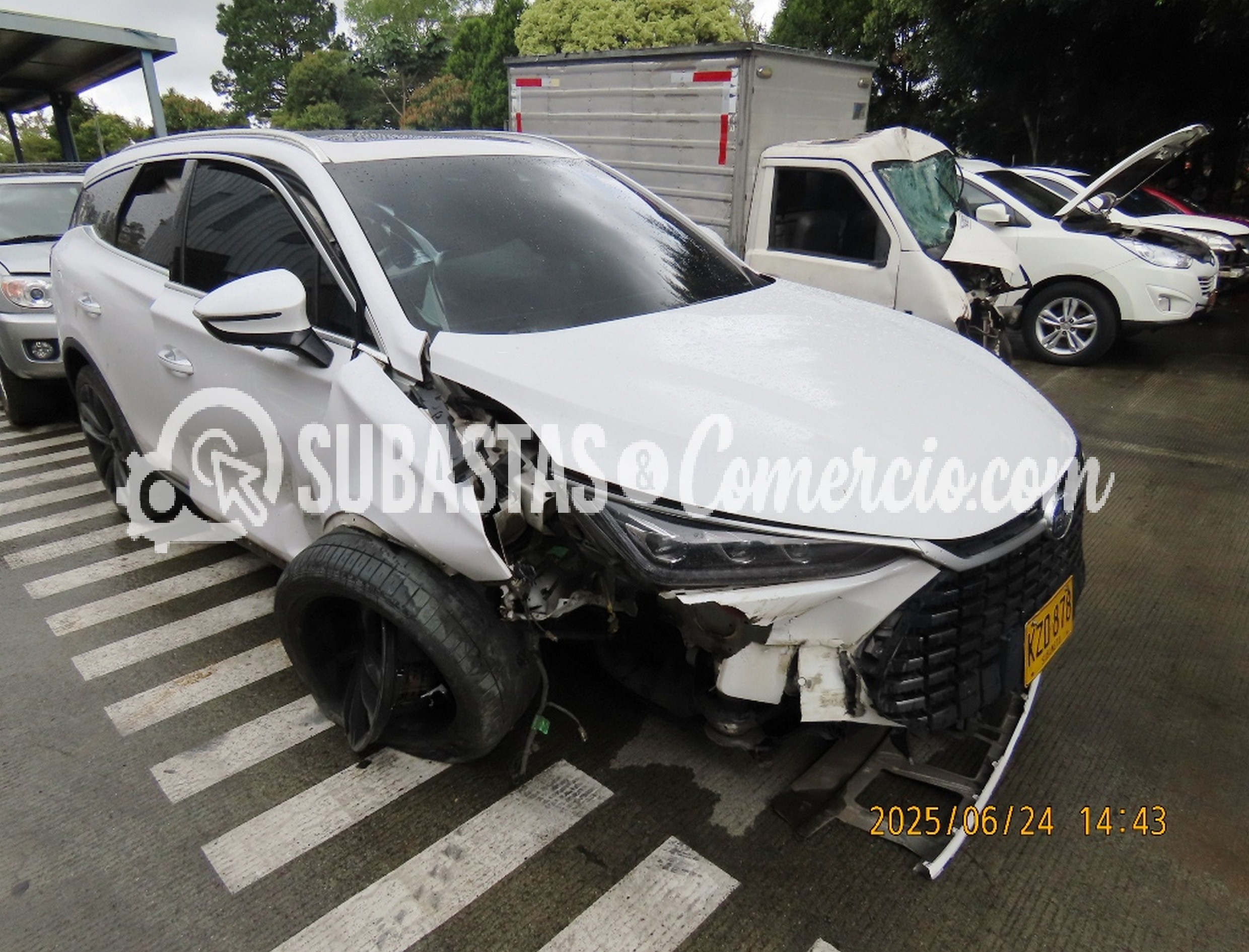 Byd Tang ev Mod.2022 -Daños KZO878
