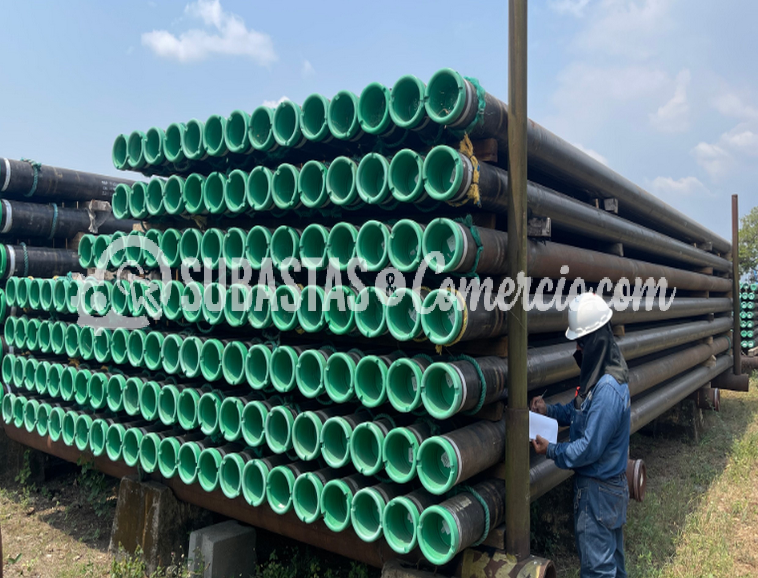Tubería de perforación y accesorios cantidad: 6.425 ft 20und