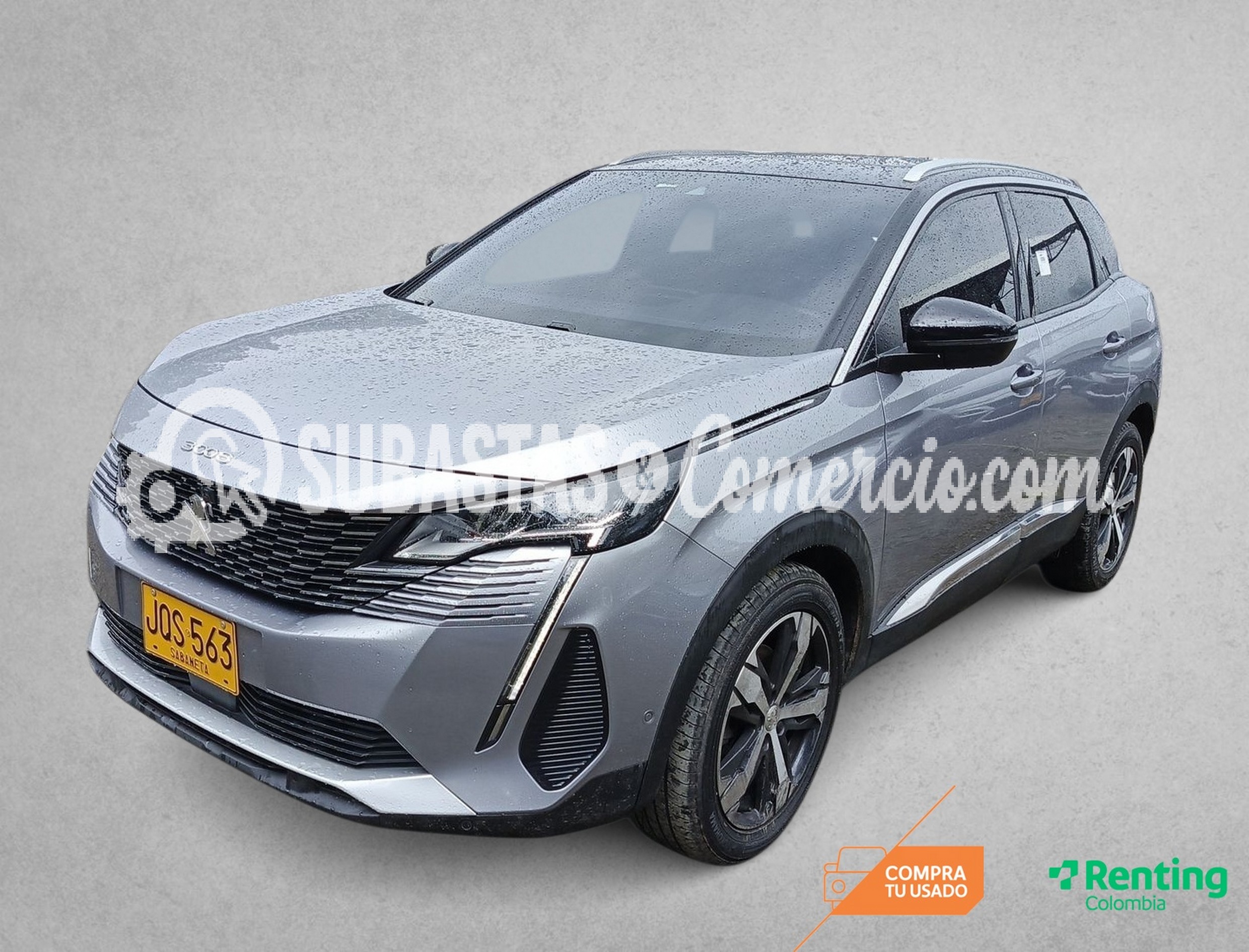 30-R-116-Peugeot 3008 allure 1.6 thp at adas MOD.2021 JQS563  - Medell