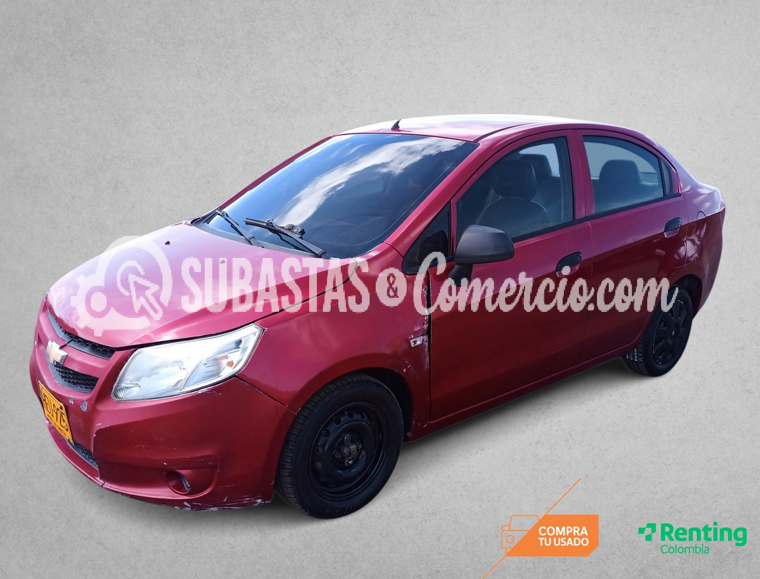 Automovil Chevrolet Sail sedán ls 1.4 mecánico aire ac