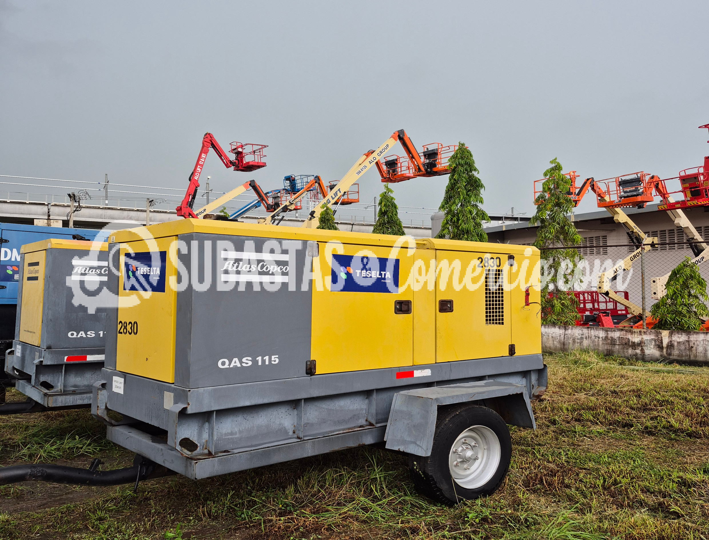 Plantas Eléctricas Atlas Copco QAS115 2014 115 kVA Cant. 2