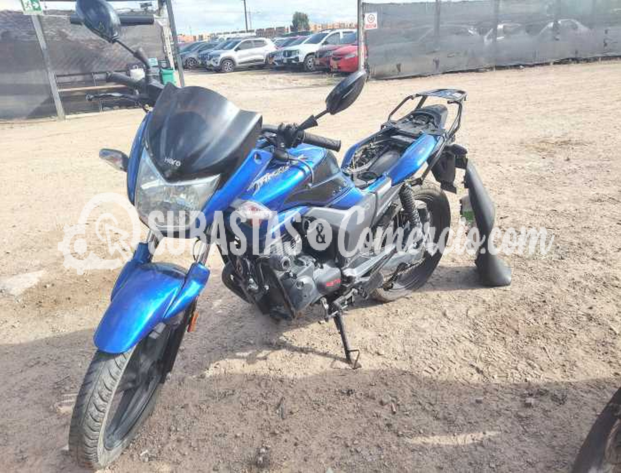 Hero Motocicleta hunk 160r fi mt 160cc abs Mod.2023 -Daños IQC38G