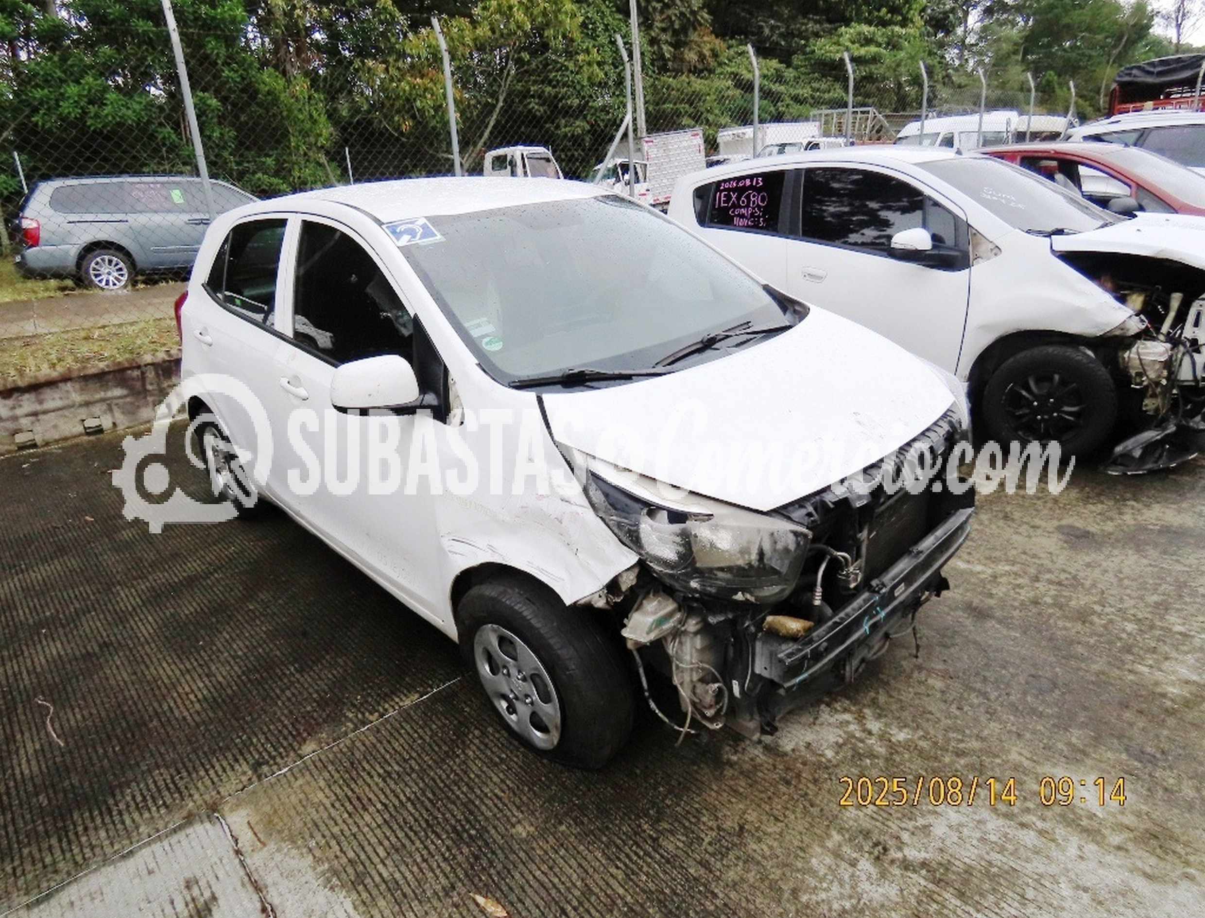 Automovil Kia Picanto Mod.2018 -Daños Placa - EIP041