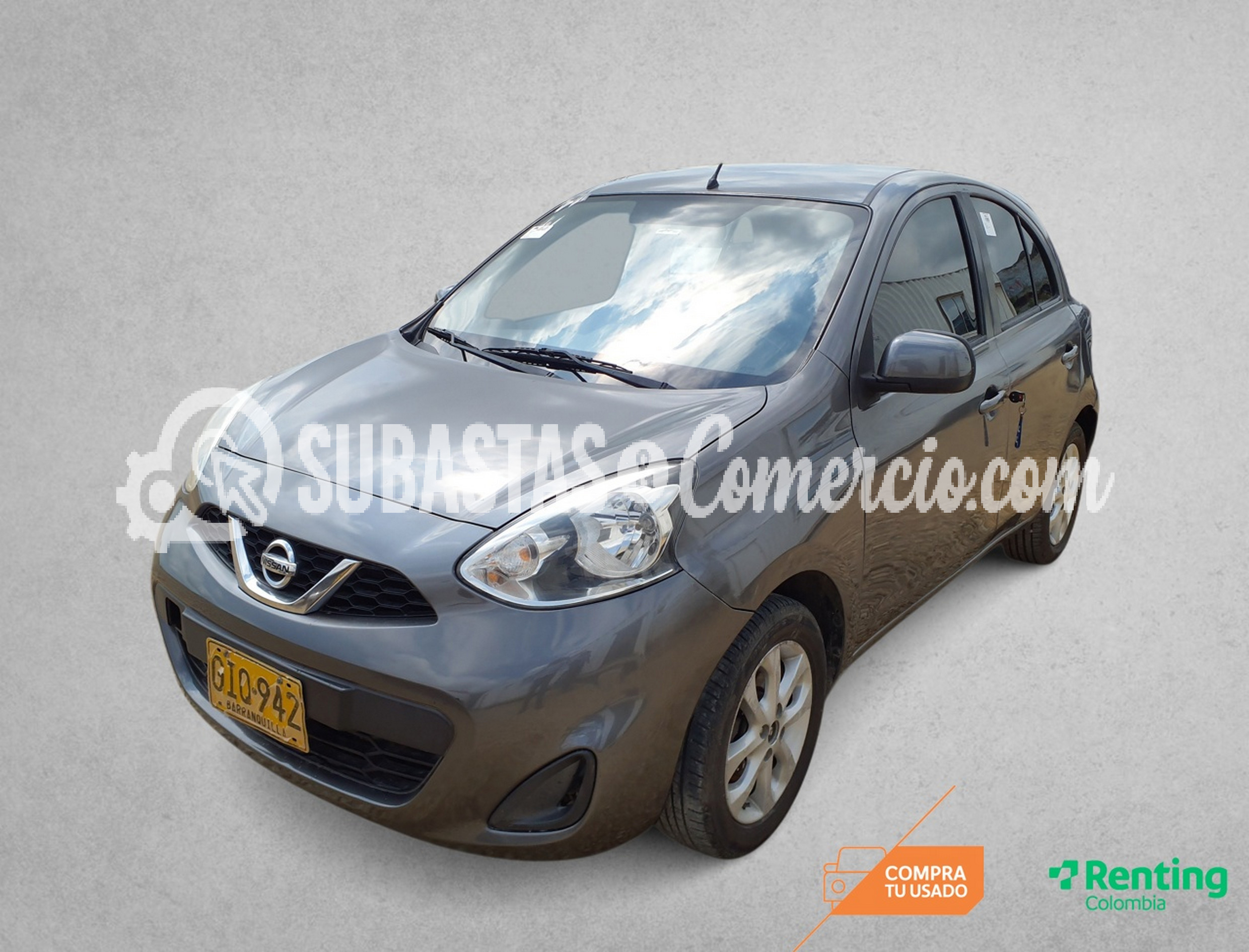 Automovil Nissan March 1.6l Sense aut Mod.2020 Placa - GIQ942