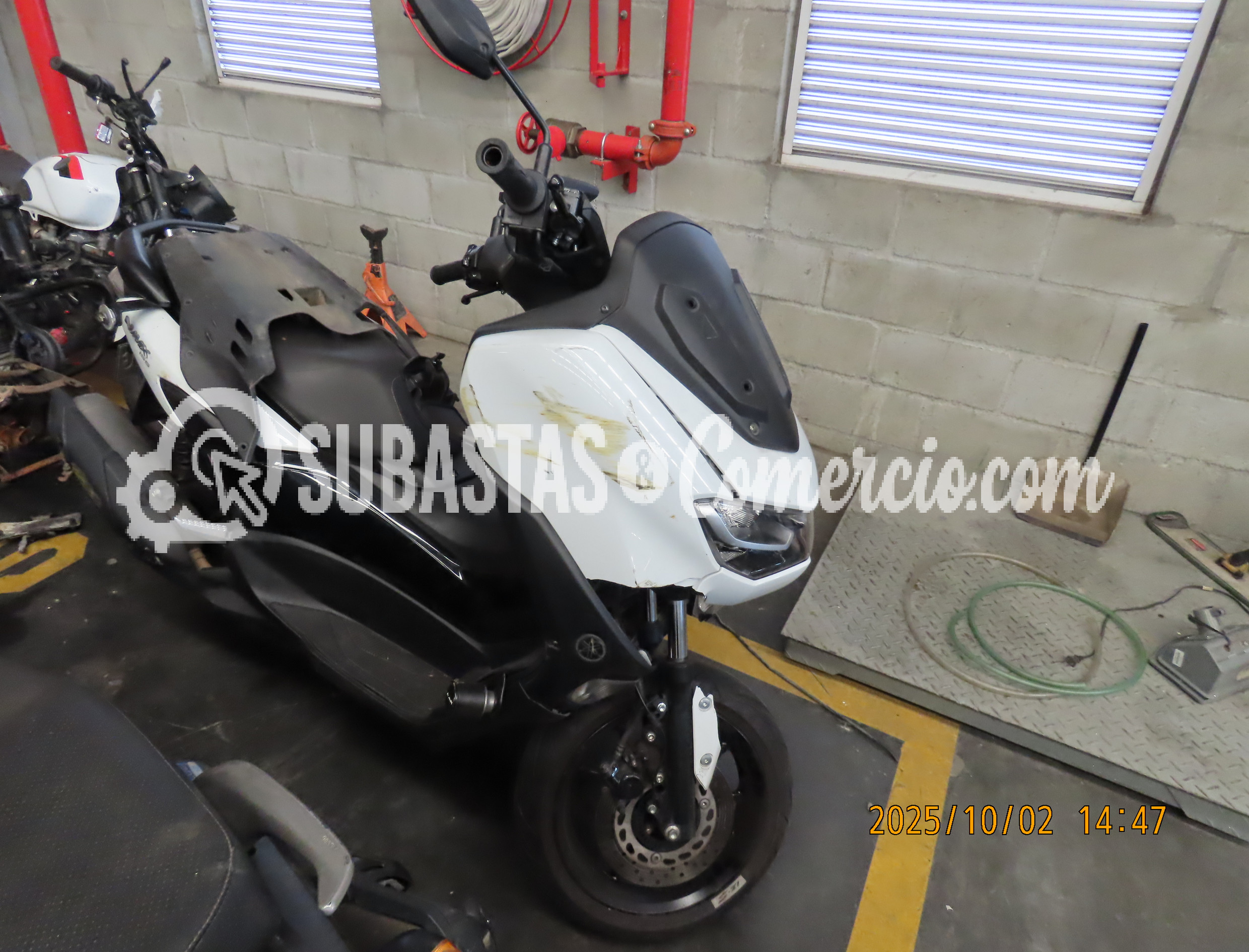 Motocicleta Yamaha Gpd155-a Mod.2023 -Daños Placa -CRK13G