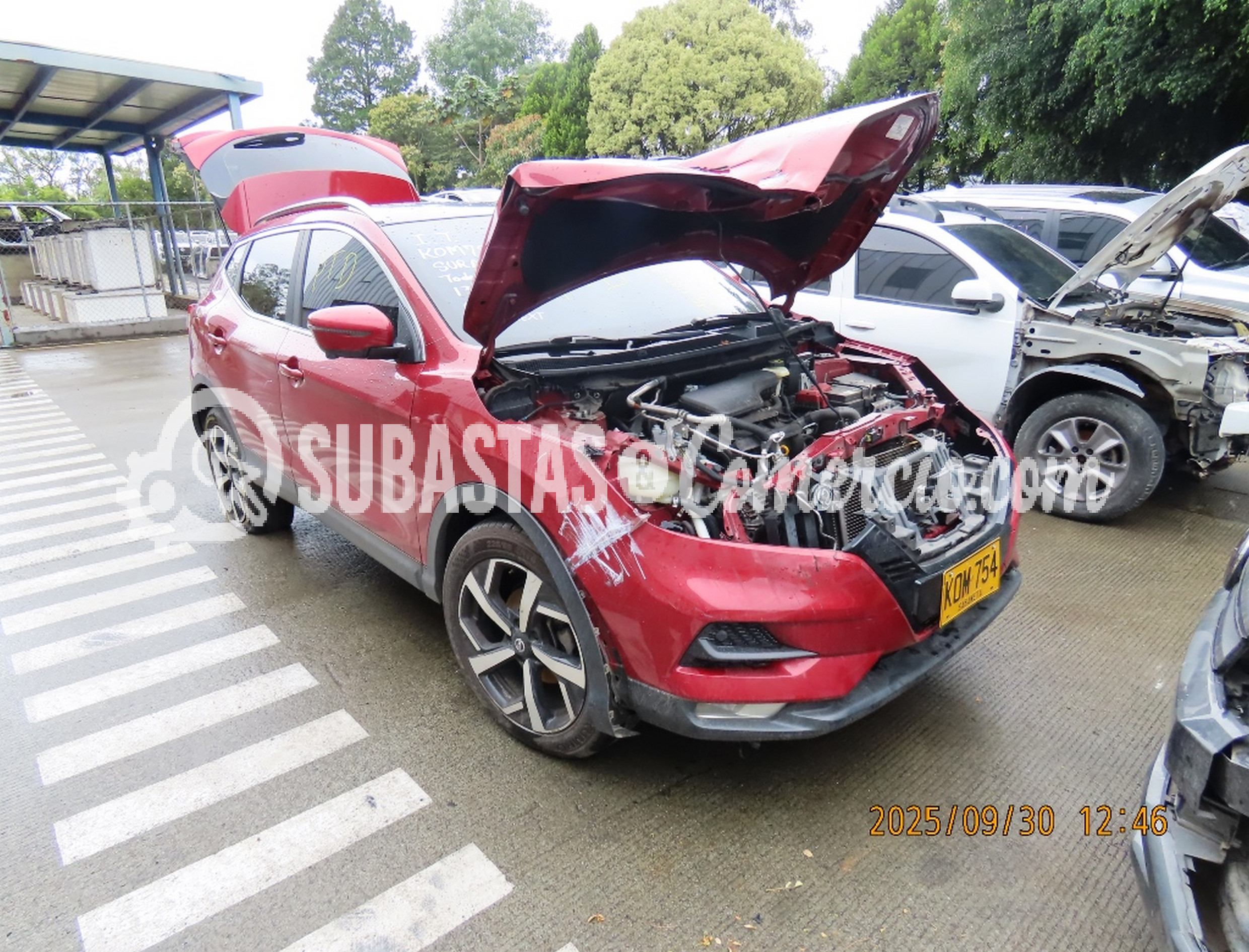 Camioneta Nissan Qashqai Mod.2022 - Daños Placa - KOM754