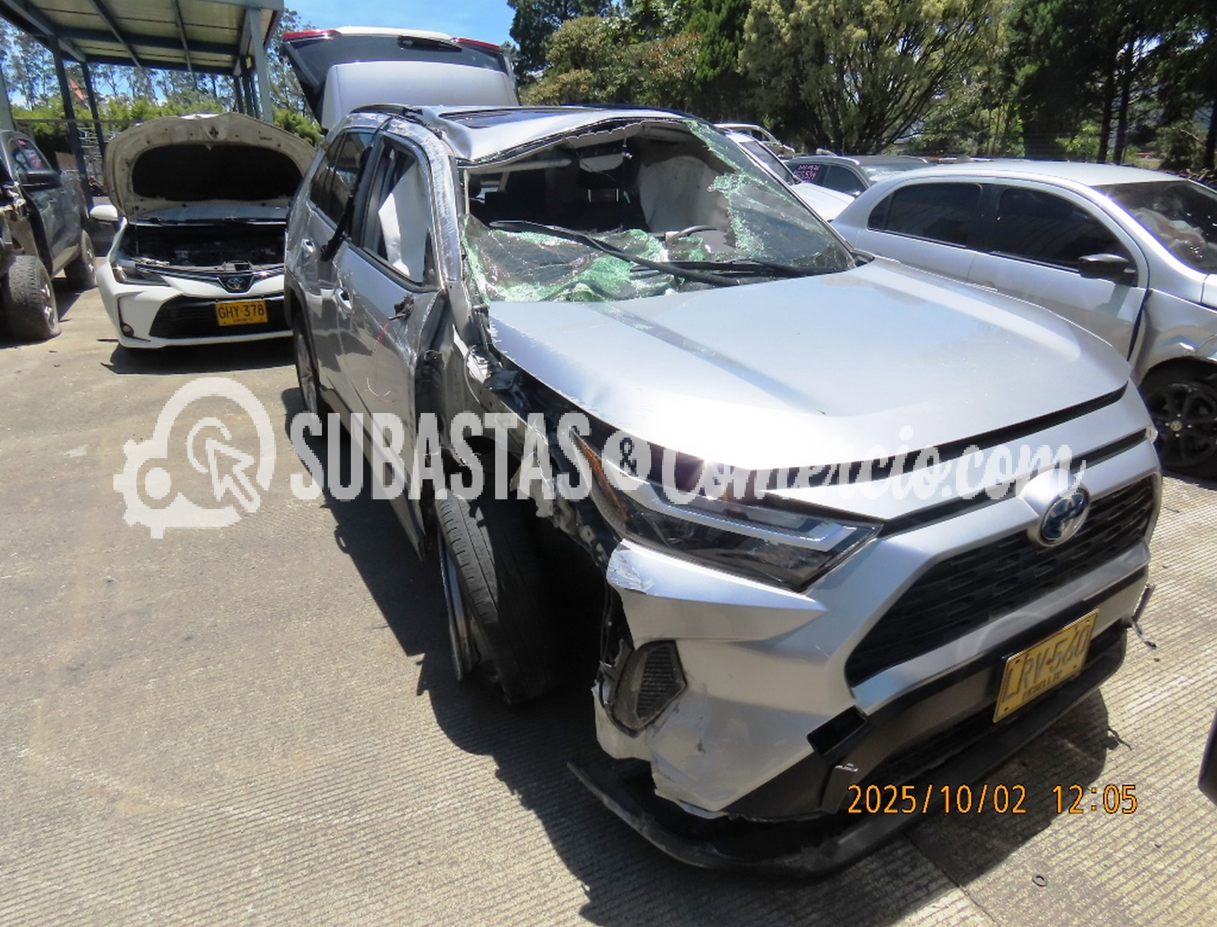 Campero Toyota Rav 4 Mod.2022 - Daños Placa - LRV560
