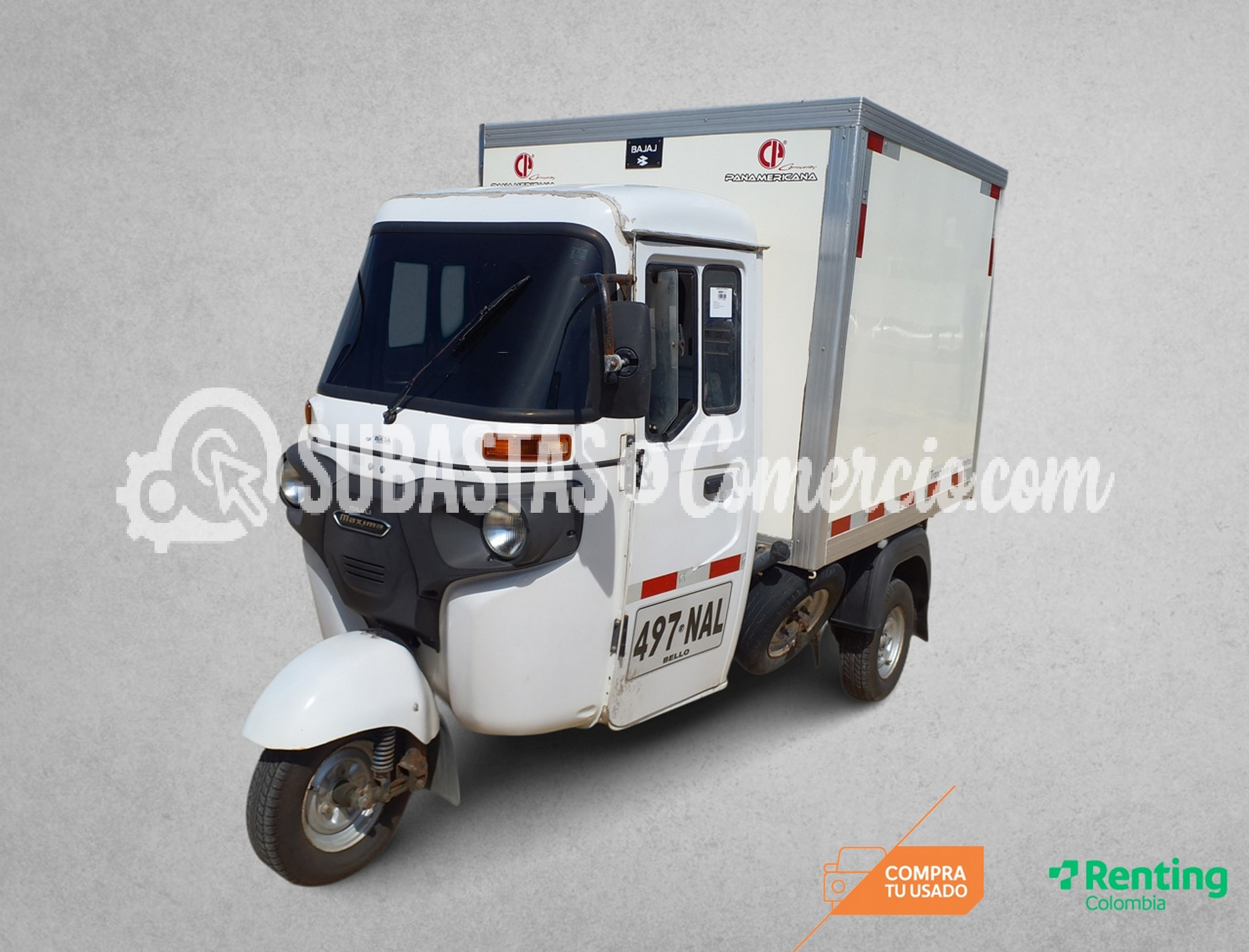 Motocarro Bajaj Re Maxima-c-pet Mod.2022 Placa - 497NAL