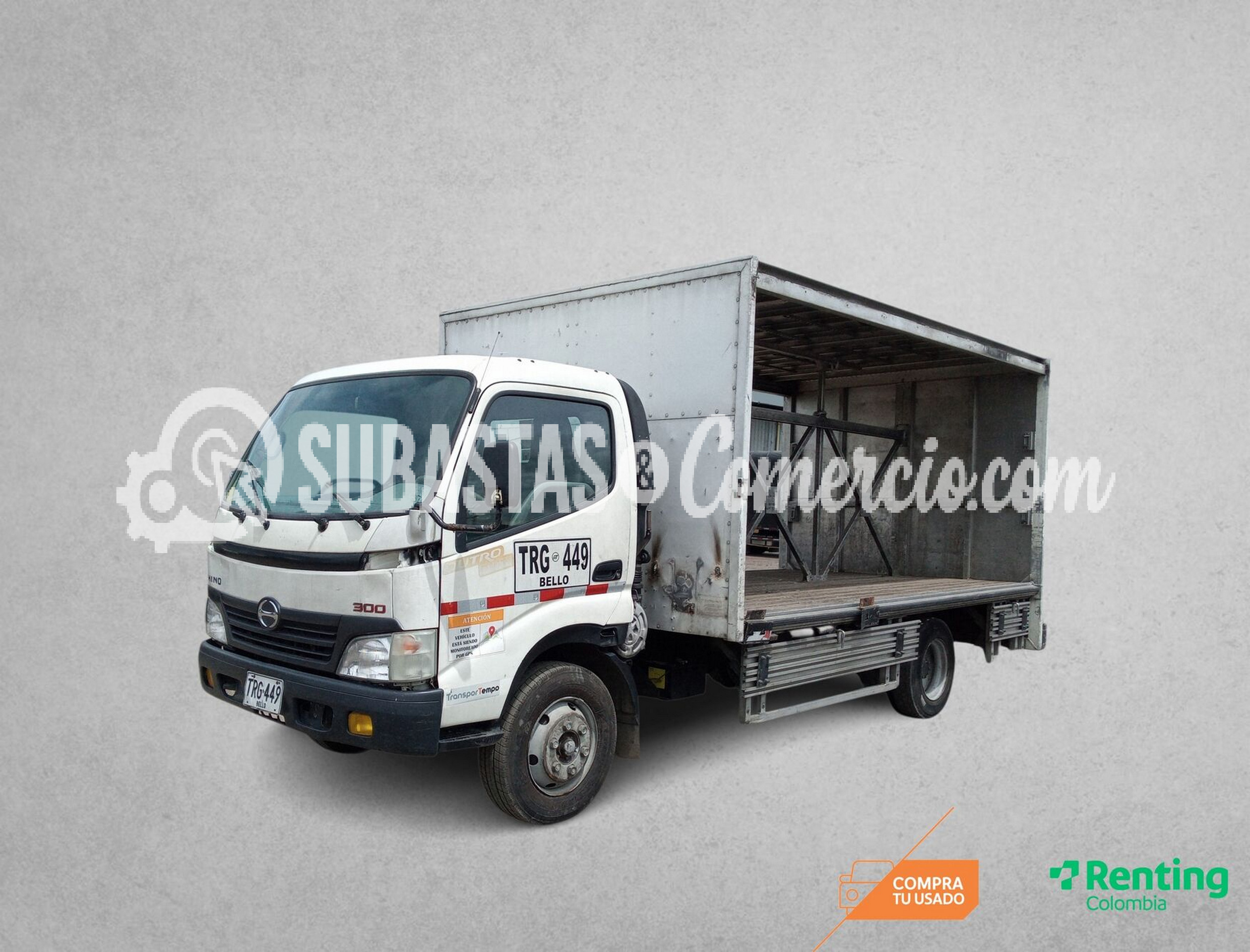 Camión liviano Hino Dutro Max Mod.2010 Placa - TRG449