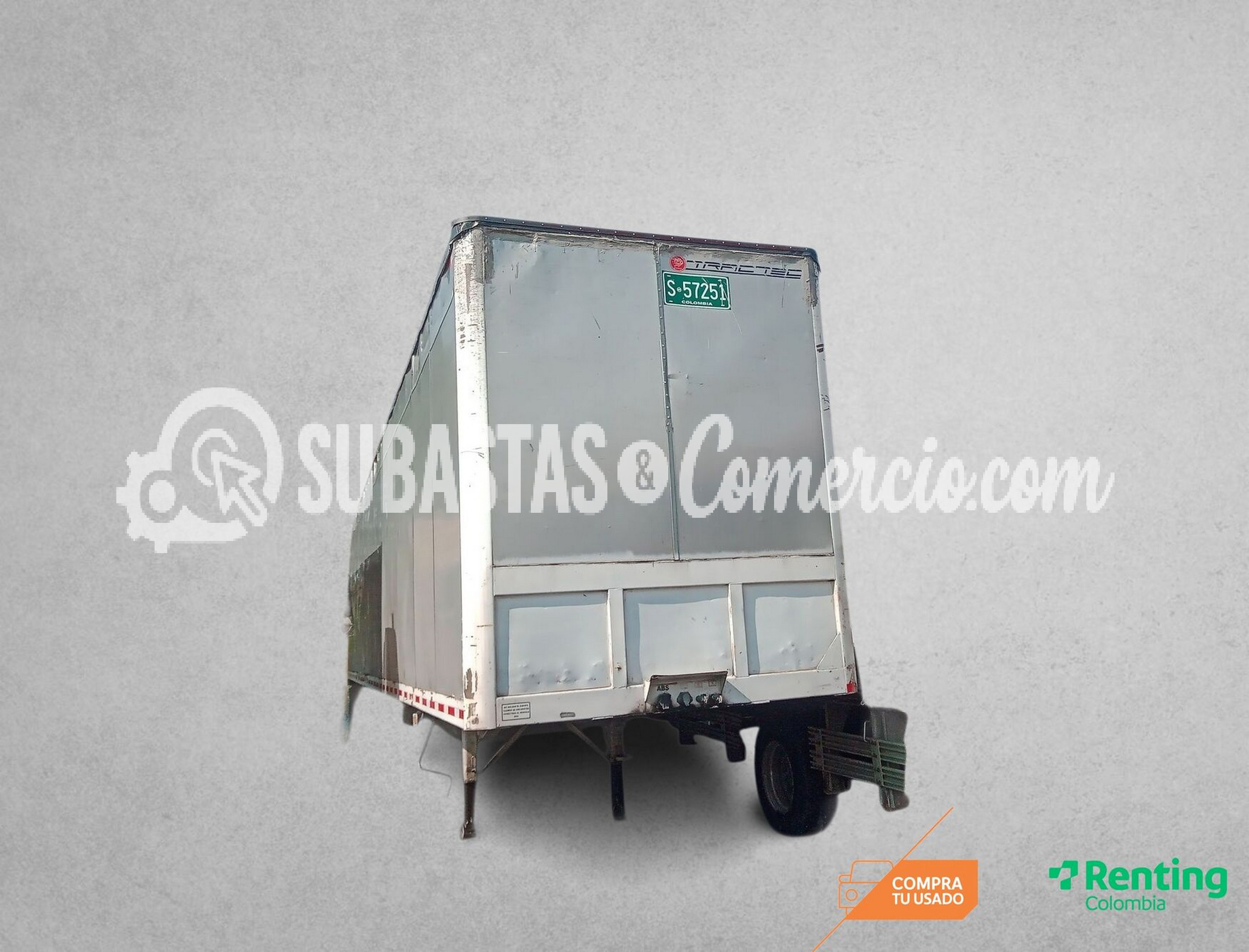 Trailer Tractec Semirremolque Van 2 Ejes - Furgón Mod.2018 Placa - S57251