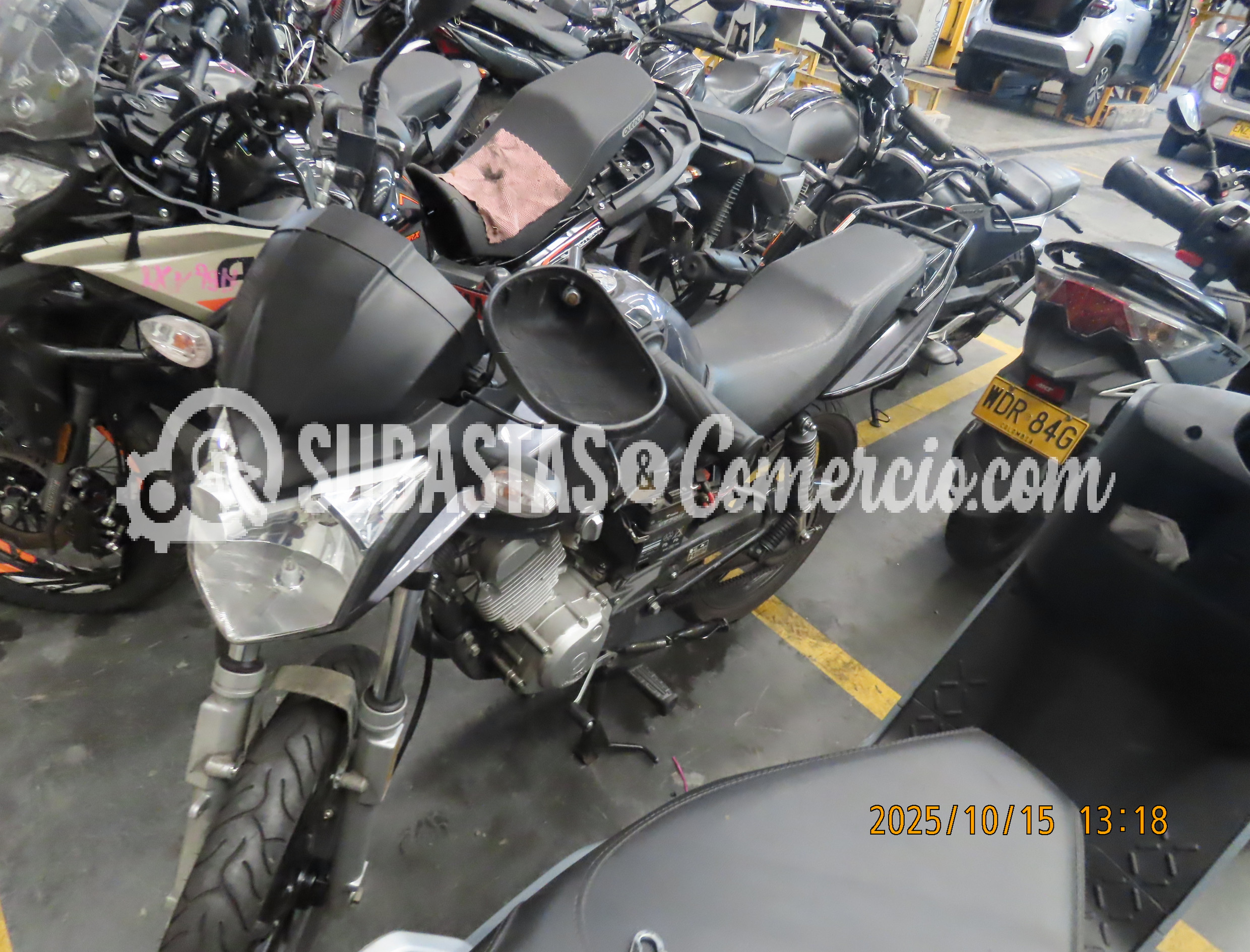 Motocicleta Yamaha Yb125zr Mod.2025 -Daños Placa - ENY28H