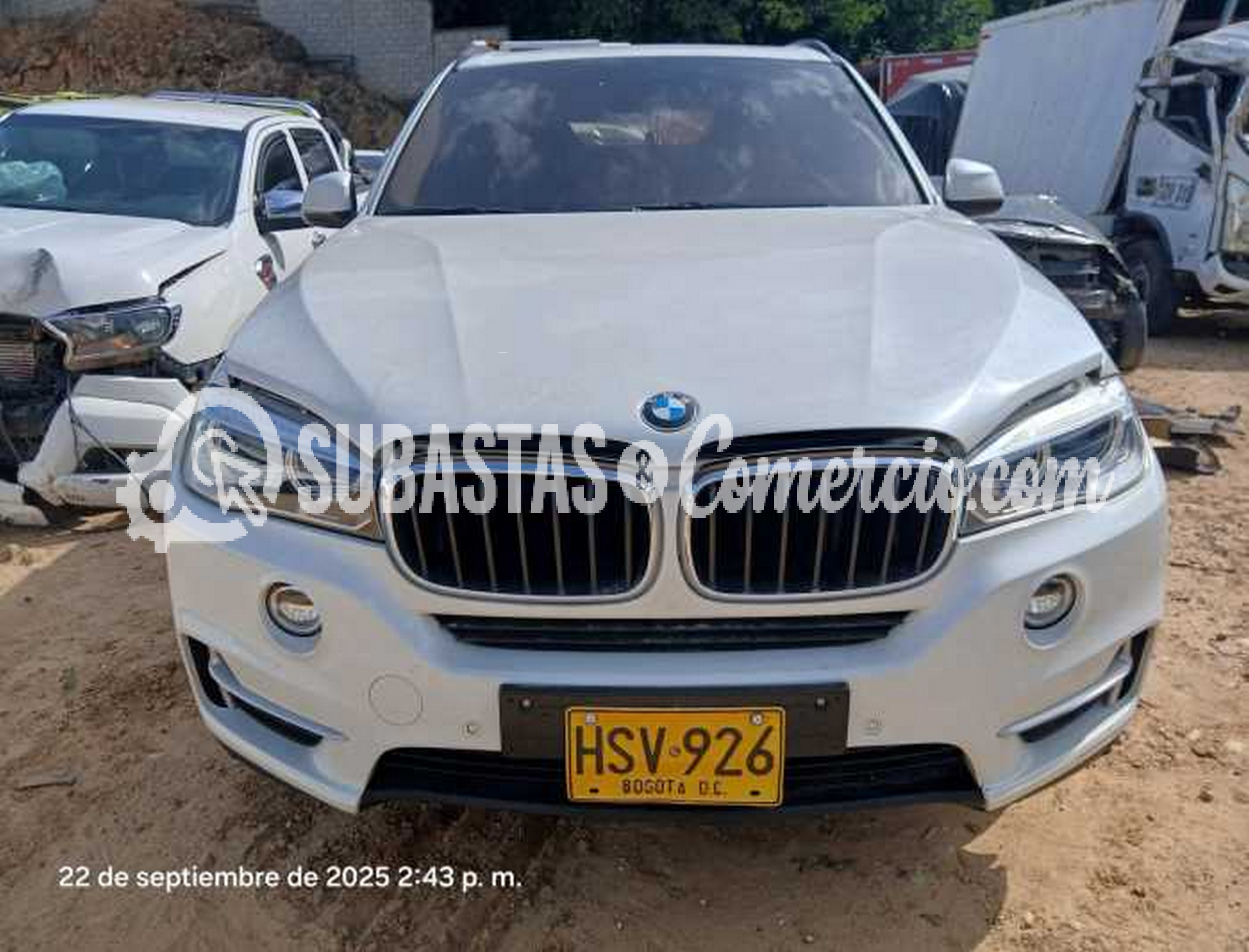Campero Bmw X5 xdrive30d Mod.2014 -Daños  Placa - HSV926