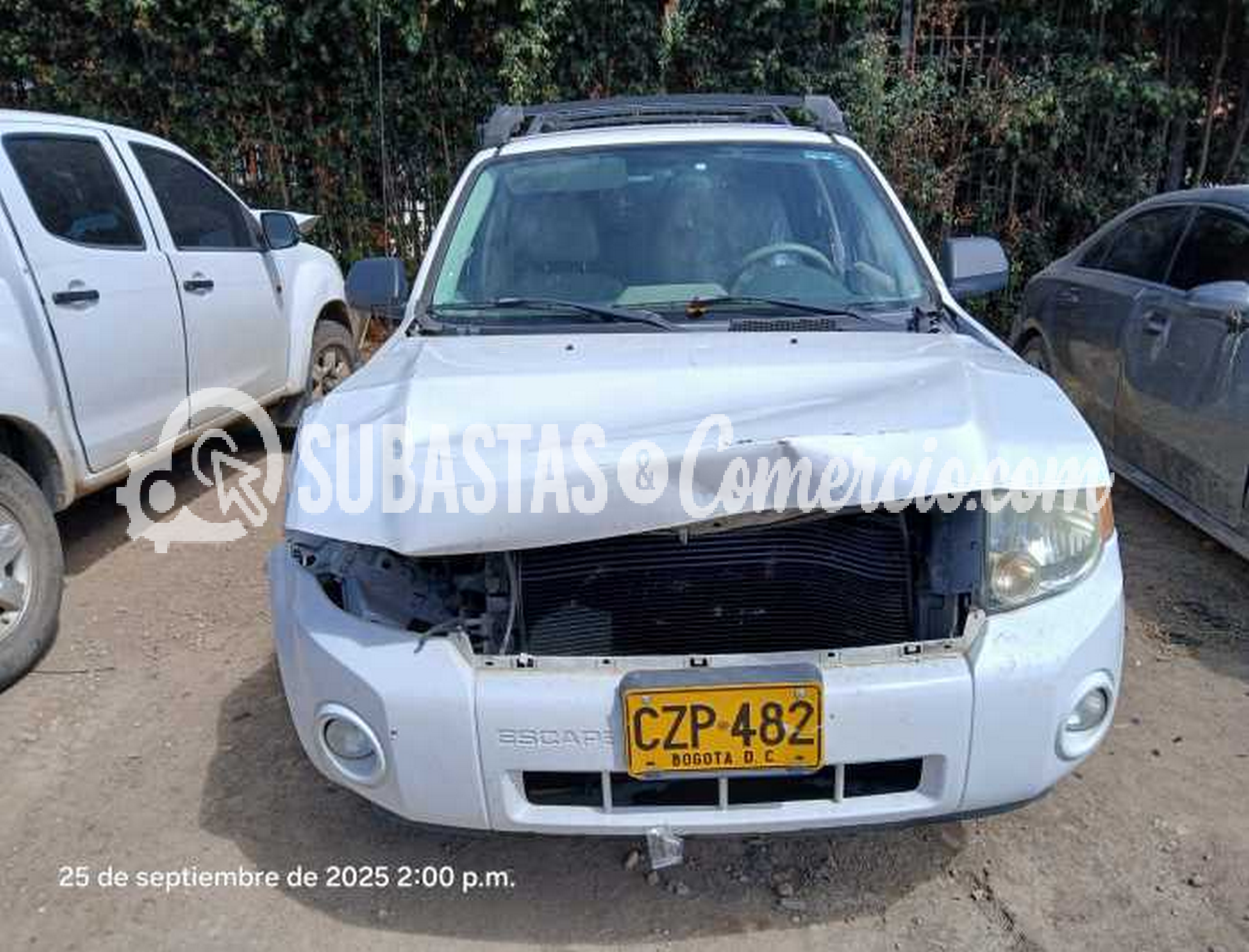 Campero Ford Escape xlt Mod.2008 -Daños Placa - CZP482