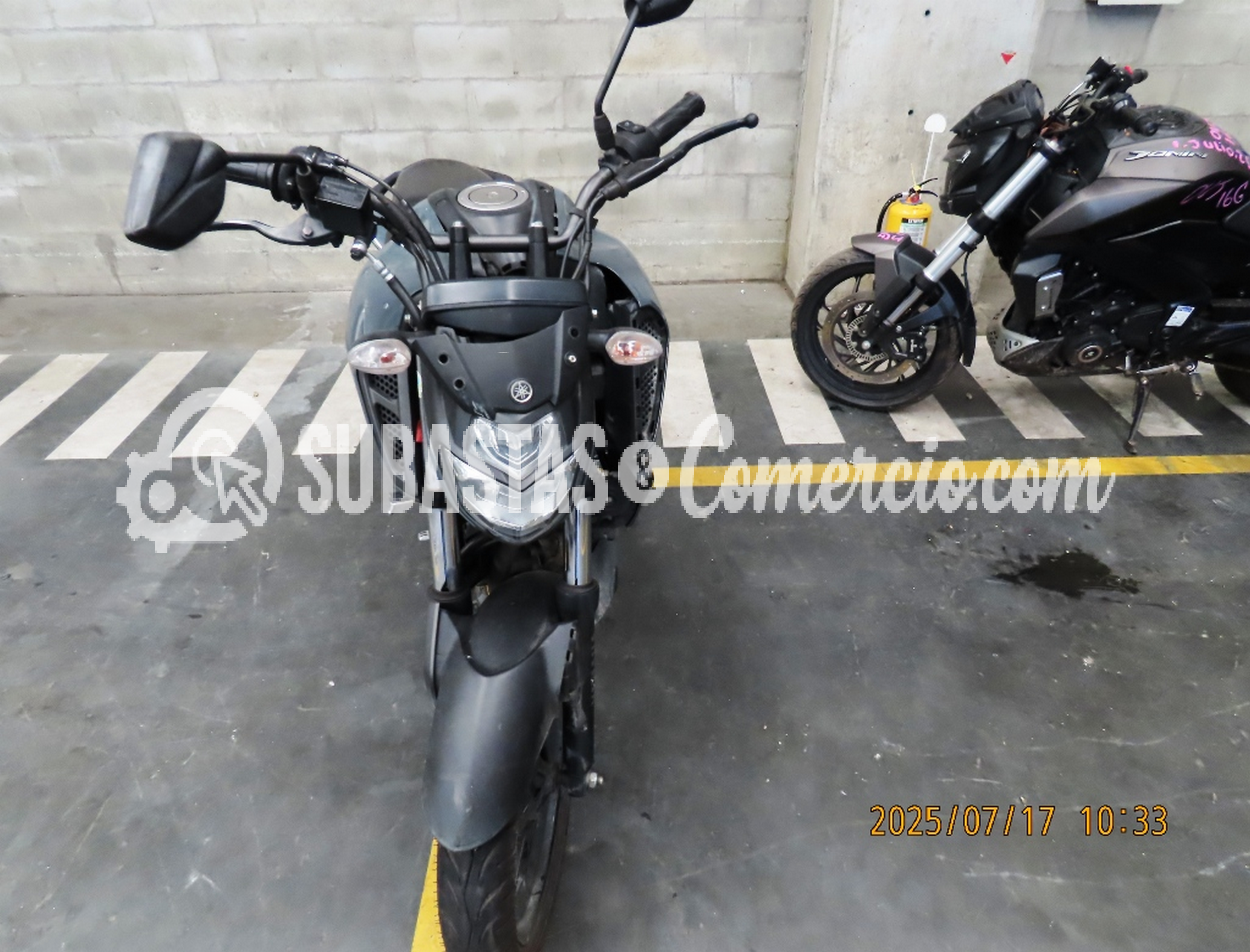 Motocicleta Yamaha Fzn150-a (fz15a) Mod.2025 -Daños Placa - DYG26H