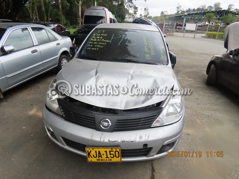 Nissan Tiida Mod.2012 - Daños Placa - KJA150