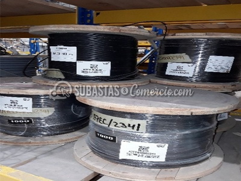 Chatarra de cable de cobre en carretes Aprox 2.000 Kg