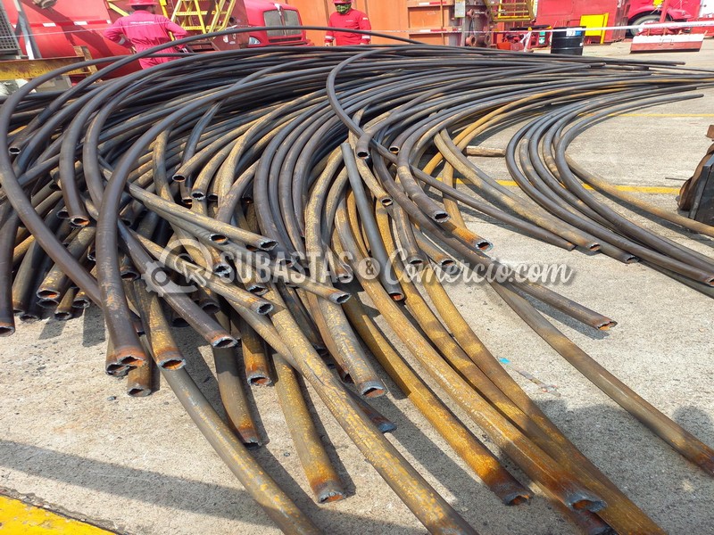 Chatarra de tuberia coiled Aprox 6.000 Kg