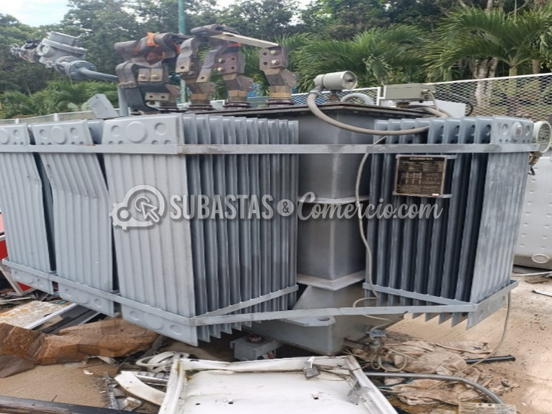 Chatarra de transformadores de potencia y eléctrico aprox: 8.052 Kg