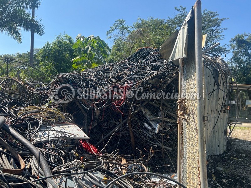 Chatarra en retales de cable ACSR y cable encauchetado de aluminio apr