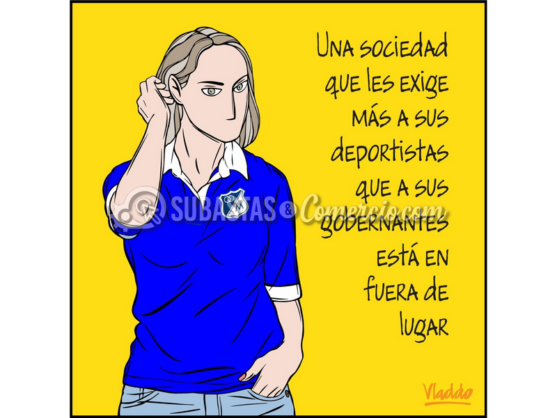 Obra Original de Vladdo - Pieza de 1x1 Metro del Reconocido Caricaturi